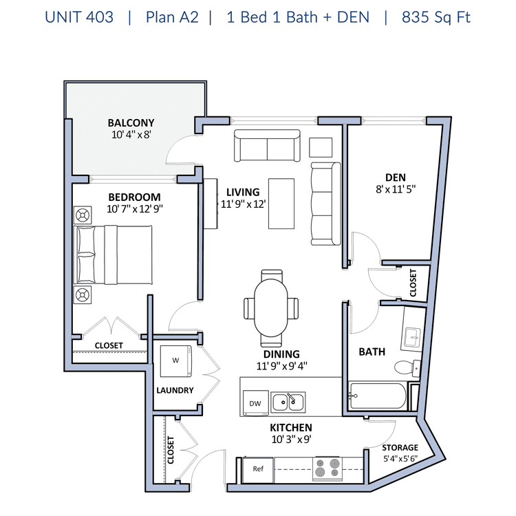 Unit 403 plan