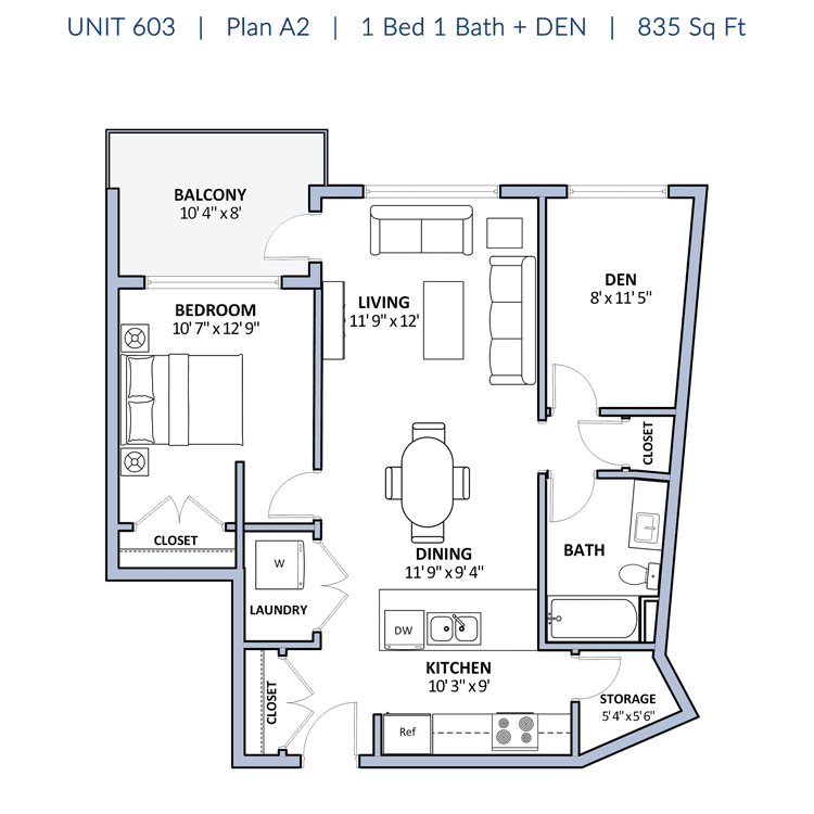 Unit 603 plan
